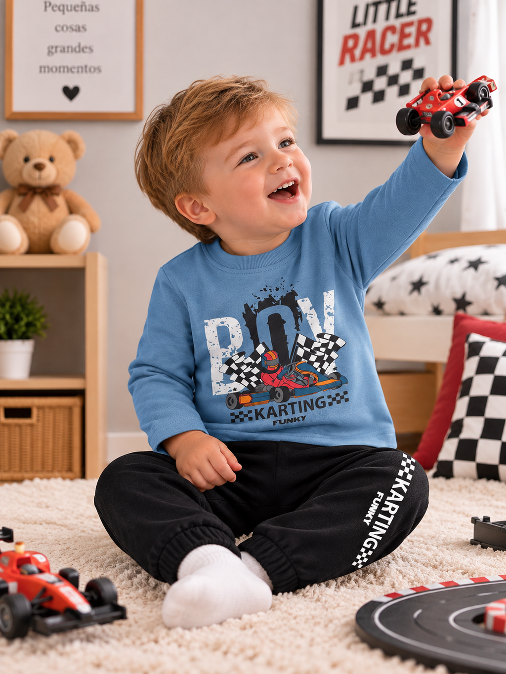 Conjunto Bebé Niño Azul Aegean Kart