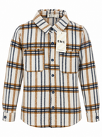 Sobrecamisa Niño Check Beige
