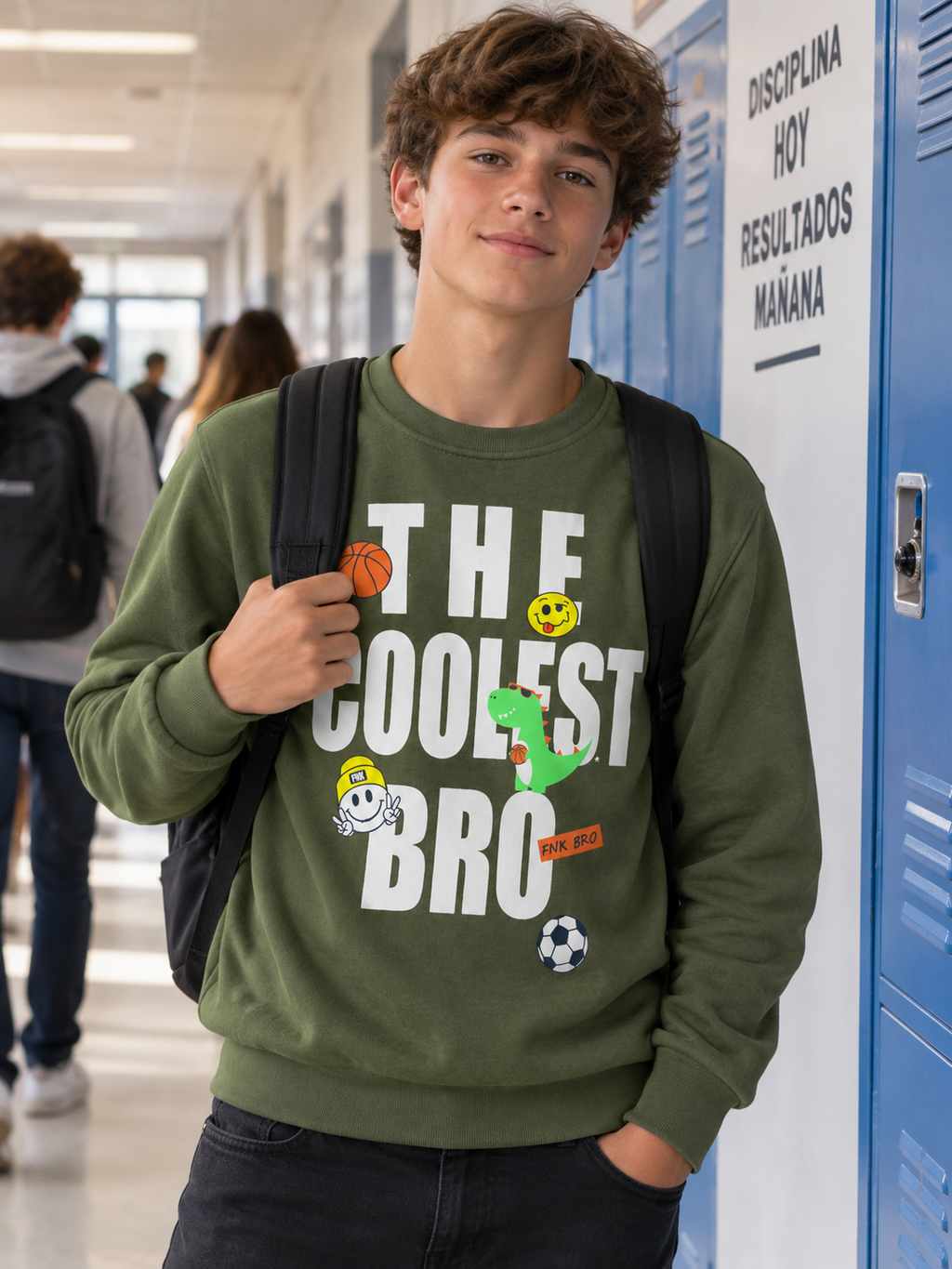 Sudadera Niño Atenas Verde
