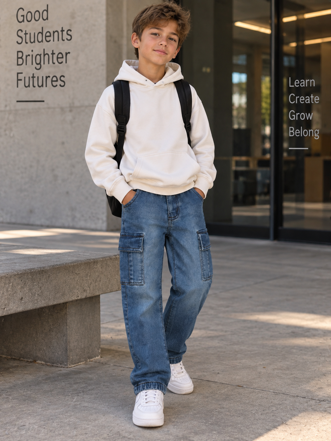 Pantalón Unisex Urban Cargo Azul