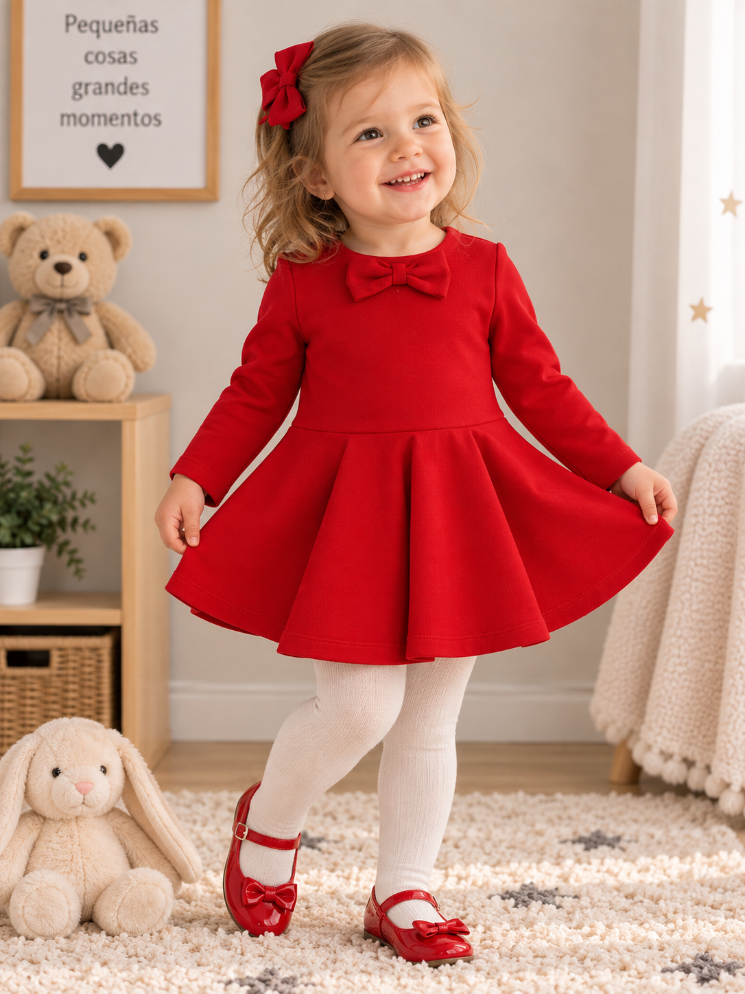 Conjunto de Punto Bebé Niña Dolce Fiore