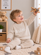 Jersey de Punto Bebé Unisex Gris Mini Stella