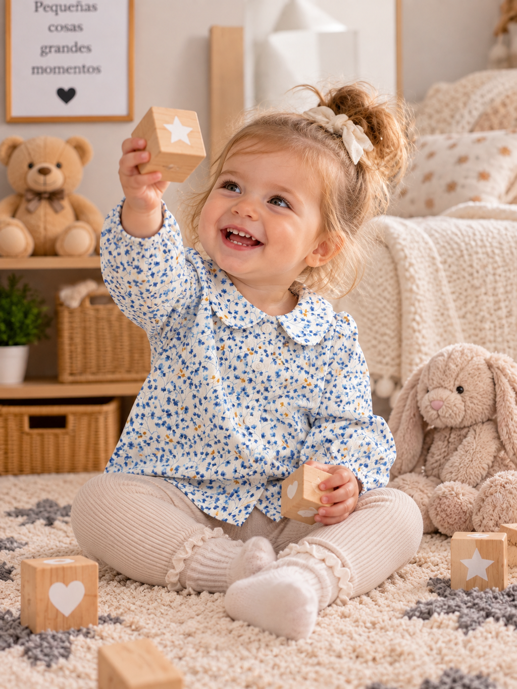 Blusa de Bebé Niña Floral Fiorellina