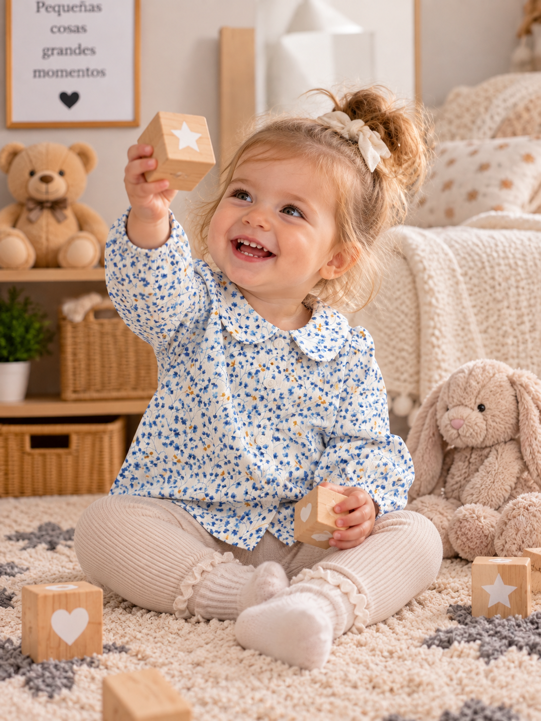 Blusa de Bebé Niña Floral Fiorellina