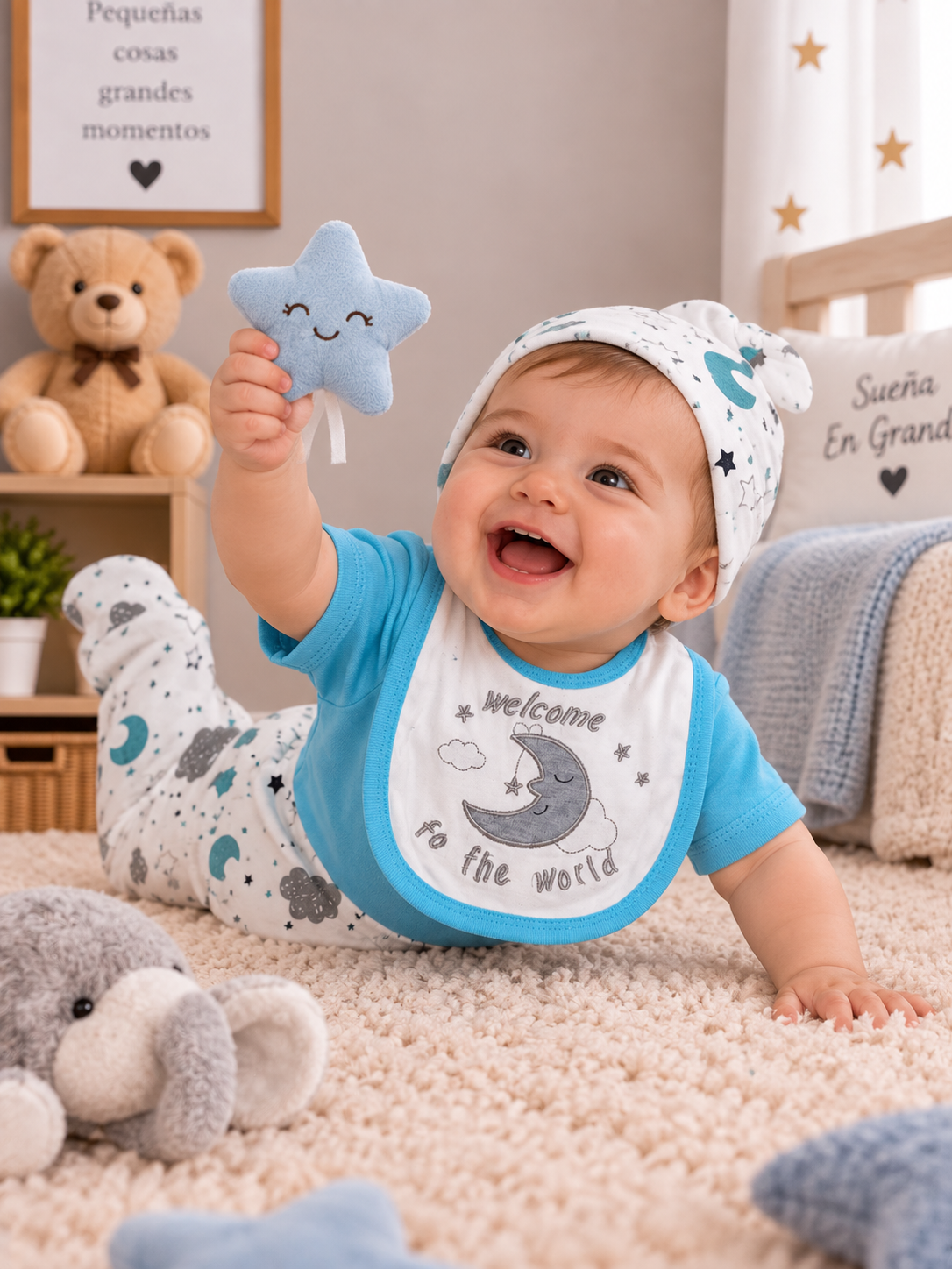 Conjunto Bebé unisex Piccolo Luna