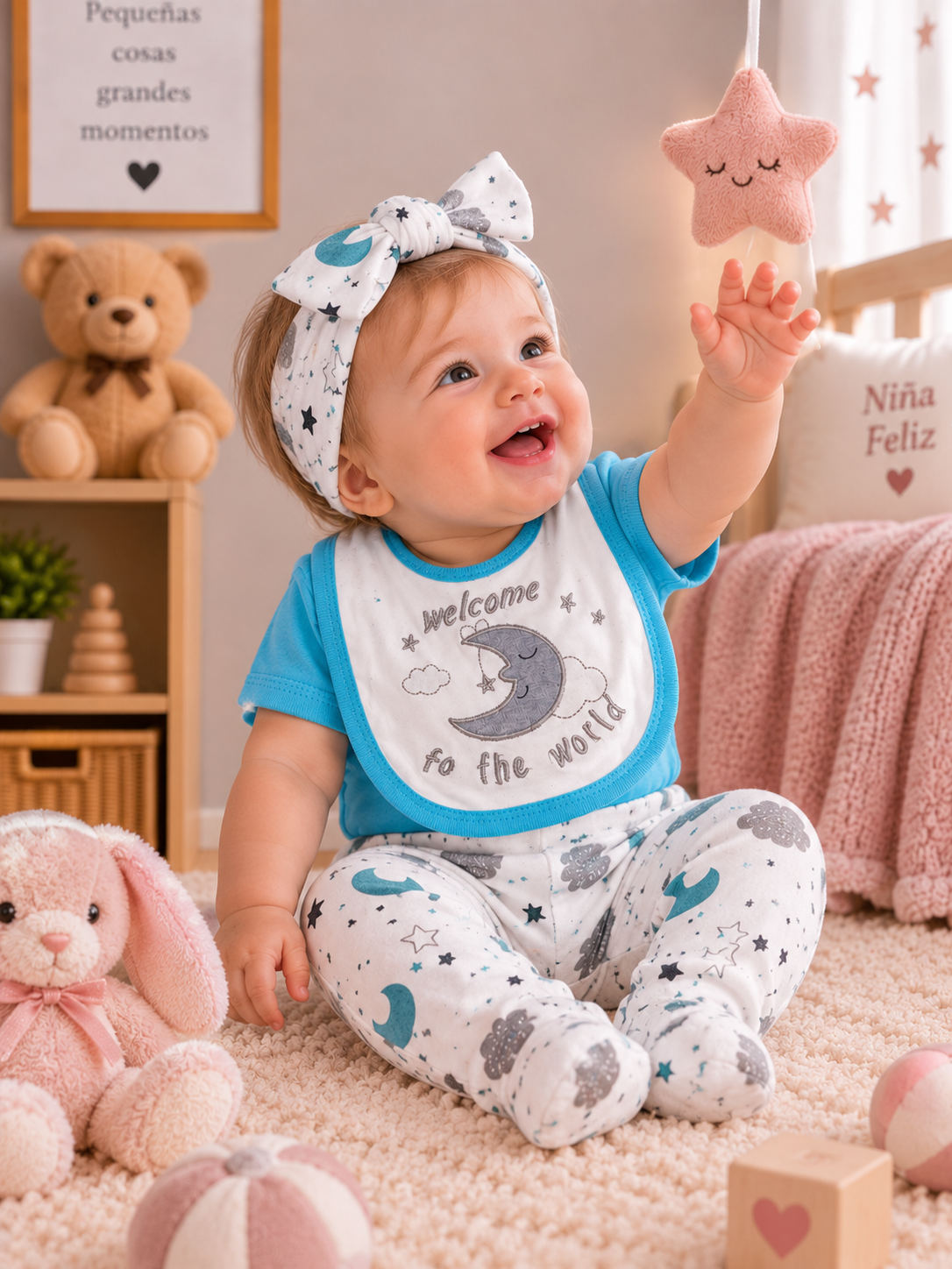 Conjunto Bebé unisex Piccolo Luna