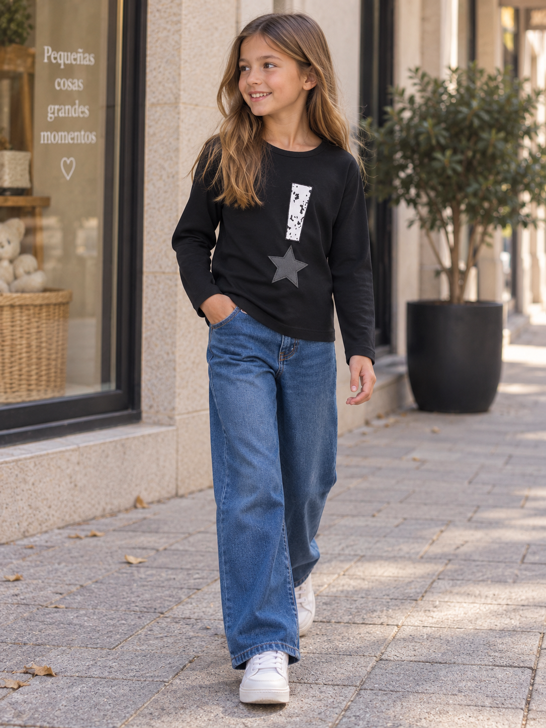 Camiseta Manga Larga Niña Stellina